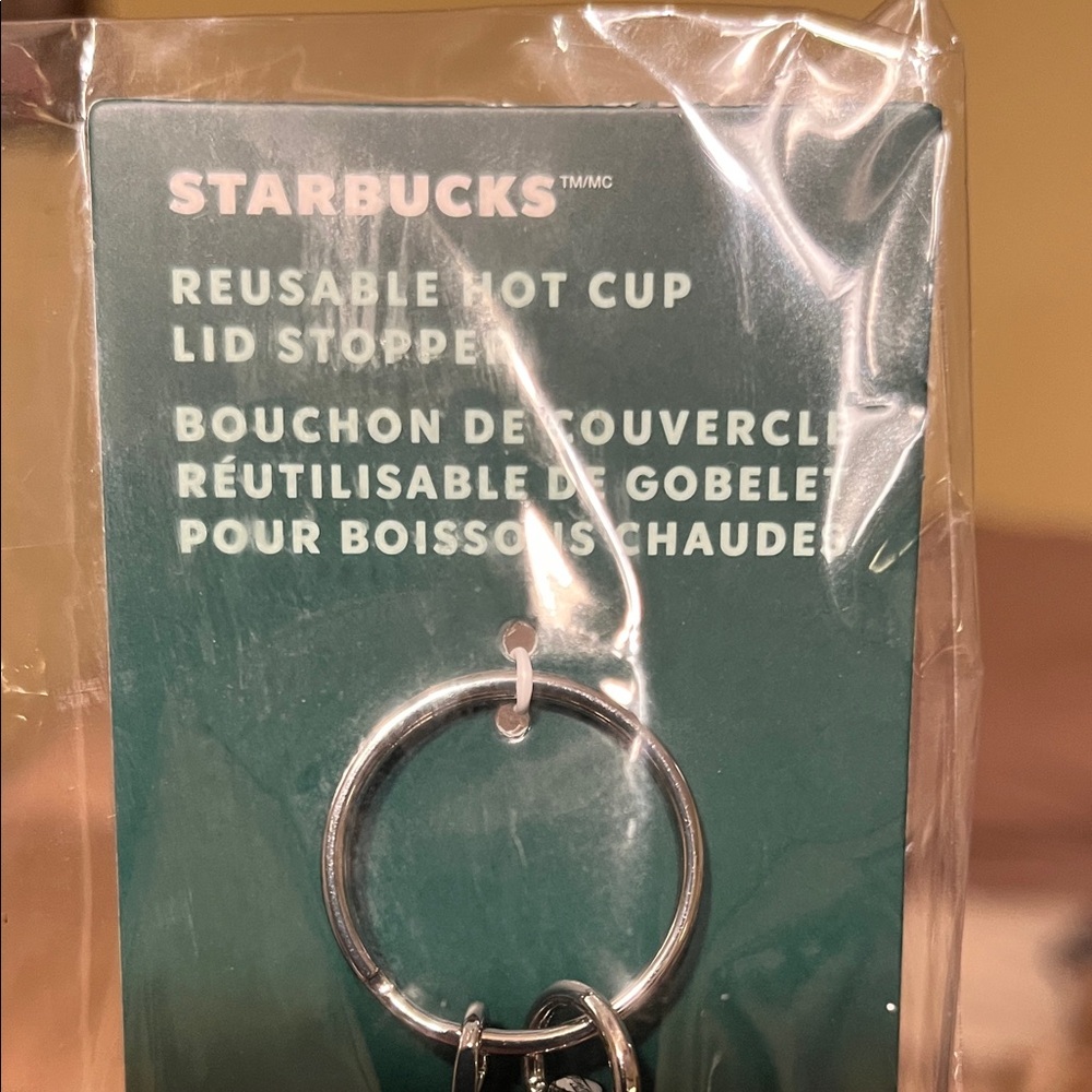 NIP Starbucks Orange Pumpkin Lid Stopper Keychain New Aug 2025 Fall Design - Picture 2 of 9